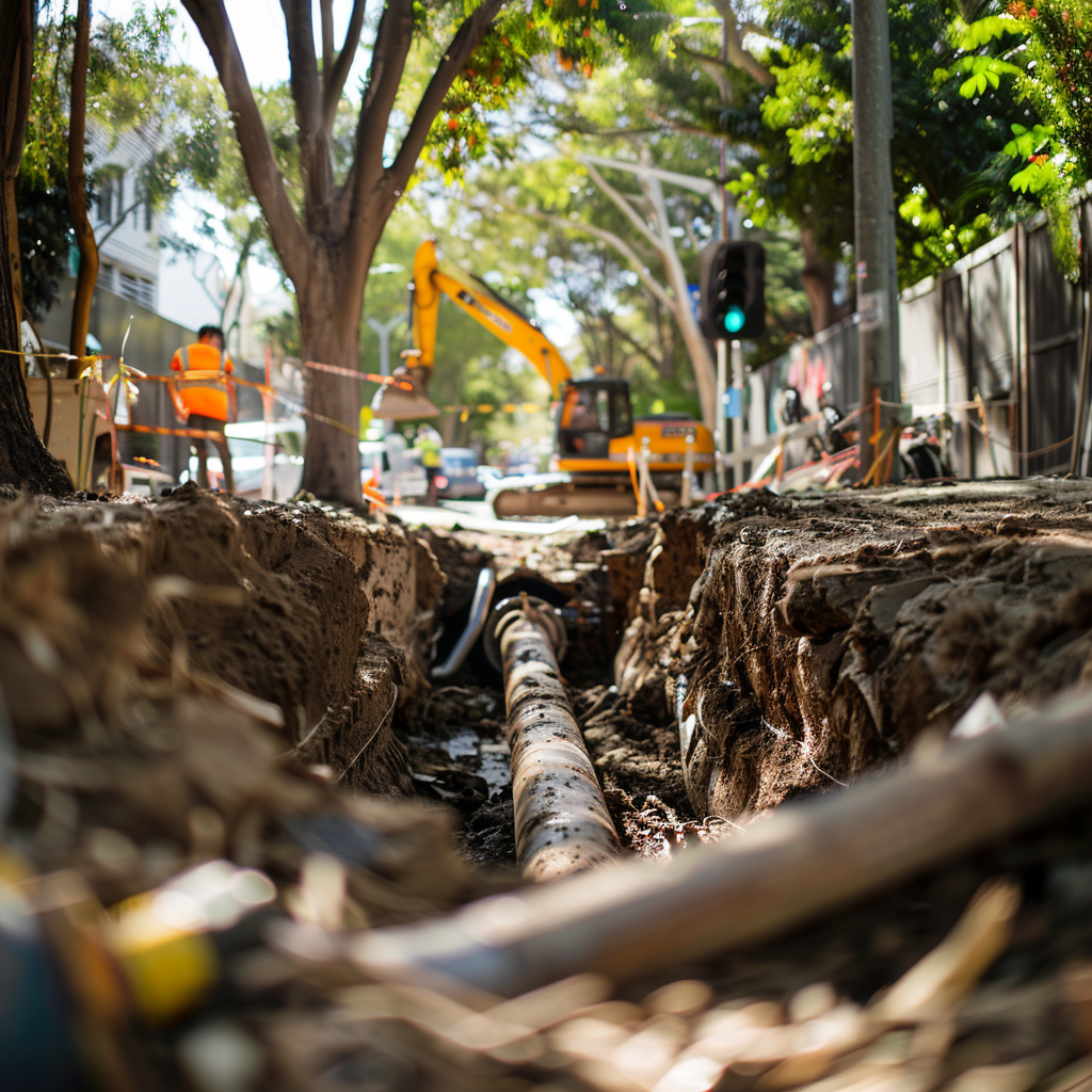 Expert trench excavation services provided in Dulwichhill for quick and reliable pipe repairs.